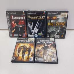 Lot of 5 Assorted PS2 Action Video Games