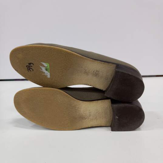 Donald j Pliner Beige Leather Loafers Women's Size 9.5M image number 5