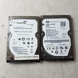 Lot of Two Seagate Laptop Hard drives (500GB ) Each