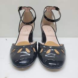Kate Spade Patent Leather Black Gibson Stacked Heel Shoes Women's 6.5 alternative image