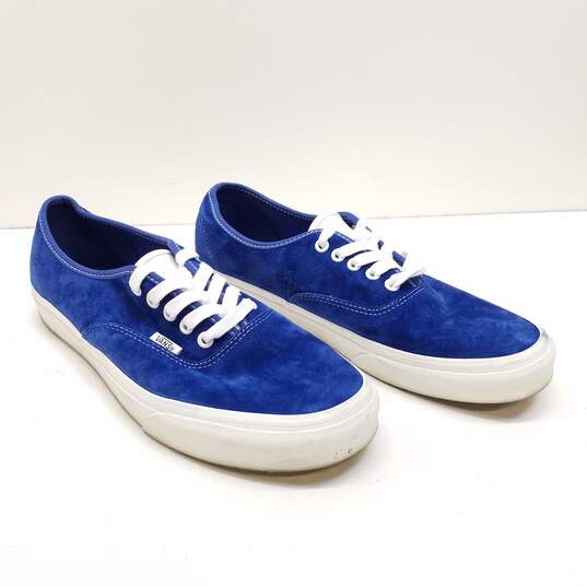 Vans Suede Men's Shoes Blue Size 11.5 image number 3