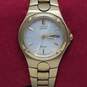 Citizen Eco-Drive E-000 25mm Gold Tone Date Analog Bracelet Watch 54.0g image number 1