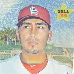 2011 Fernando Salas Topps Heritage Chrome Rookie /1962 St Louis Cardinals alternative image