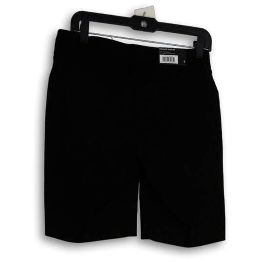 NWT Mens Black Flat Front Pockets Stretch Athletic Shorts Size Small image number 2