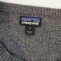 Patagonia Gray Recycled Cashmere/Wool Blend Pullover Sweater Size S image number 3