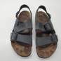 Vintage Birkenstock Milano Basalt Black Nubuck Sandals Unisex Size M 5 | W 7 image number 2