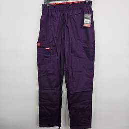 Purple Work Cargo Pants