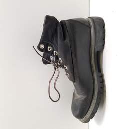 Timberland Men's Black Leather Boots Size 9 alternative image