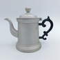 Armtale Pewter Hinged Lid Coffee Pot Black Handle image number 1