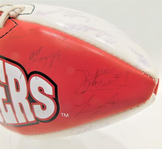 Wisconsin Badgers Team Signed Football image number 5
