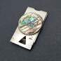 Taxco-Mexico Sterling Silver Abalone Brooch/Pendant Bundle 2pcs 28.6g image number 4