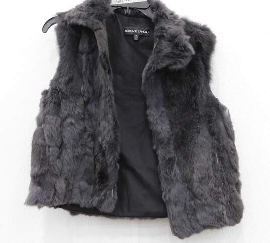 Adrienne Landau Women's Fur Vest sz M image number 1