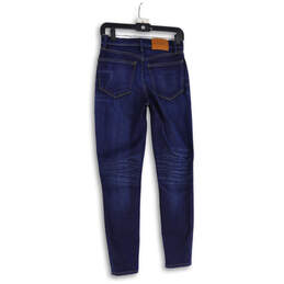 Womens Blue Denim Medium Wash 5-Pocket Design Skinny Leg Jeans Size 6/28R alternative image