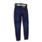 Womens Blue Denim Medium Wash 5-Pocket Design Skinny Leg Jeans Size 6/28R image number 2