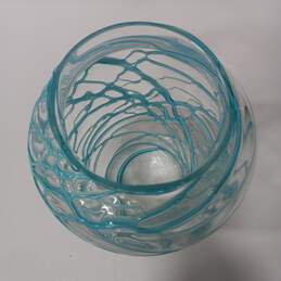 Textured Glass  Flower Vase alternative image