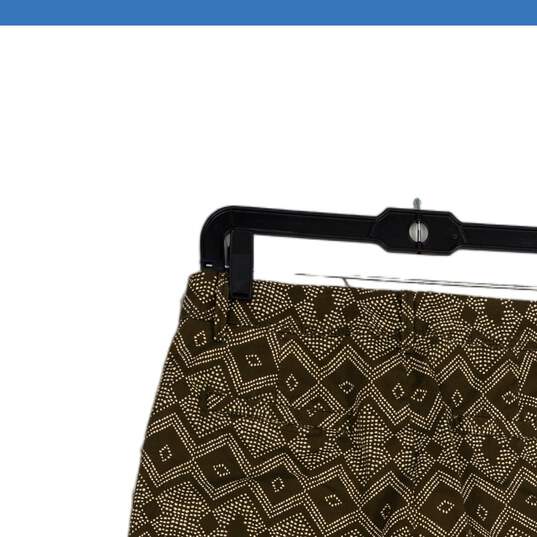 Banana Republic Womens Green Aztec Slash Pocket Flat Front Chino Shorts Size 0P image number 4