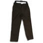 Mens Dark Green 5-Pocket Design Straight Leg Hiking Chino Pants Size 32X30 image number 1