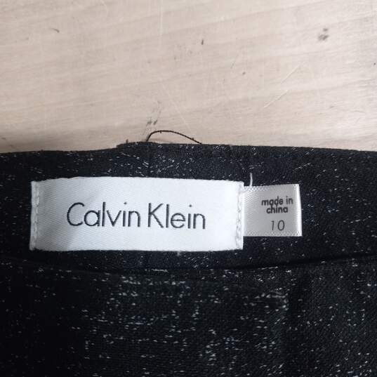 Calvin Klein Black Dress Pants Women's Size 10 image number 3