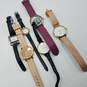 Untested Ladies' Quartz Fashion Wristwatches Mixed Lot of 6 - for Parts or Repair image number 1