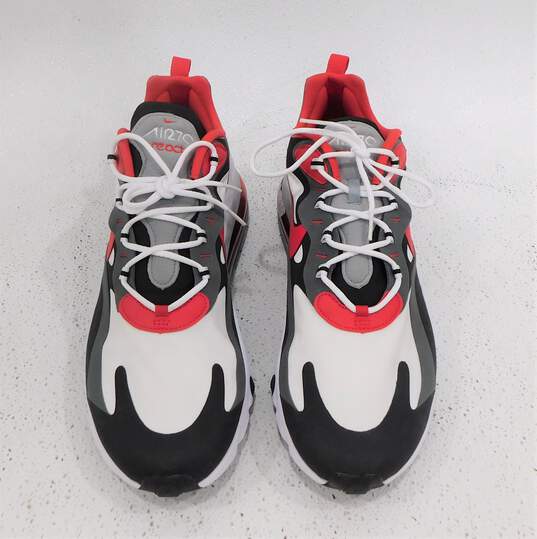 Nike Air Max 270 React Black Iron Grey University Red Men's Shoe Size 14 image number 1