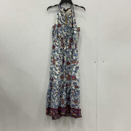 NWT Womens Multicolor Floral Keyhole Neck Pullover Fit & Flare Dress Size 2