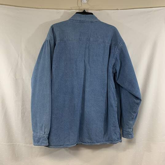 Men's Medium Wash Levi's Fleece-Lined Denim Jacket, Sz. L image number 2