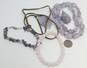 Boho Artisan Amethyst & Rose Quartz Necklaces & Bracelets 132.1g image number 6