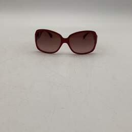 Michael Kors Womens Red Full Rim UV Protection Cat Eye Sunglasses w/ Case
