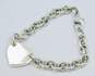 Tiffany & Co 925 Sterling Silver Return To Tiffany Heart Tag Bracelet 27.2g image number 3