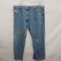 Levi Strauss Original 517 Boot Cut Blue Wash Jeans Size W 38 L 30 image number 1
