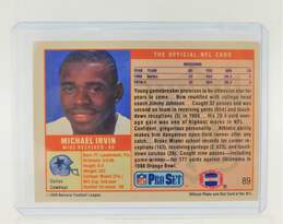 1989 HOF Michael Irvin Pro-Set Rookie Dallas Cowboys alternative image