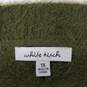 White Birch WM's Soft Knit Polyester Acrylic Blend Green V-Neck Sweater Size 1X image number 3