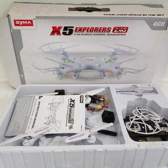 Syma X5 Explorers 2.4G 4 CH Remote Control Quadcopter (Untested) IOB image number 1