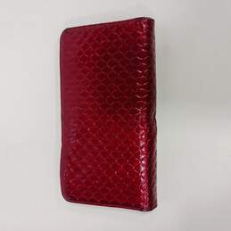 Kenneth Cole Reaction Red Leather Wallet alternative image