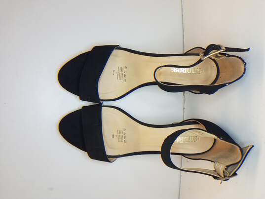 Andrea Women's Suede Black Glitter Heels Size 9 image number 6