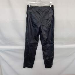 Vince Camuto Black Faux Leather Pants Size 6 alternative image