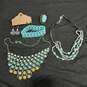5 pc Turquoise Tone Costume Jewelry Collection image number 1