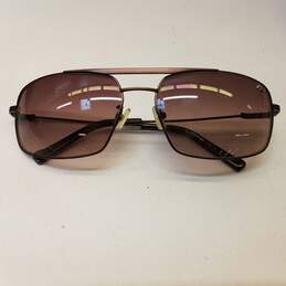 Lacoste Brown Square Aviator Gradient Sunglasses alternative image