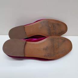 Sam Edelman Flats Raspberry Velvet Shoes Loraine Pink Loafers Sz 9.5W