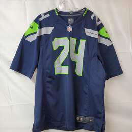 Nike NFL Seattle Seahawks Lynch #24 Football Jersey Size L