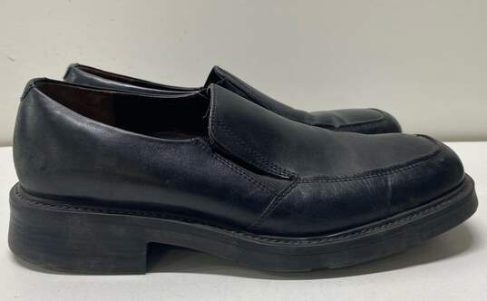 Nunn Bush Black Slip-On Dress Shoe Men 9 image number 3