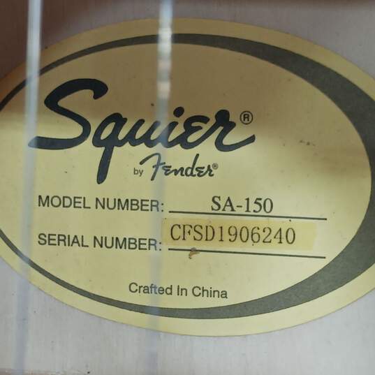 Squier Acoustic Guitar Model SA-150 & Soft Sided Travel Bag image number 6