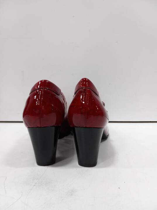 Ecco Women's Hanna 2 Strap Red Heels Size 41 image number 3