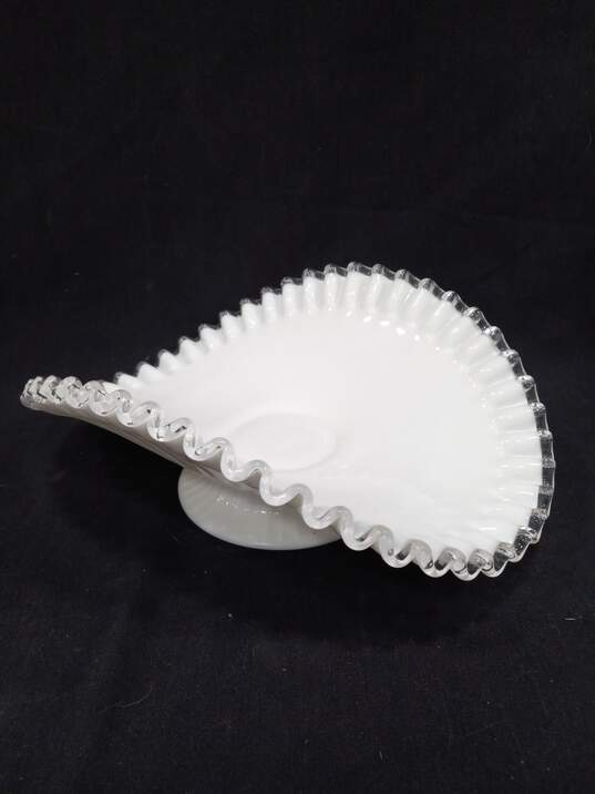 Fenton Milk Glass Dish Set - 5 image number 5