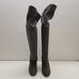 Renvy Suede Knee High Maya Boots Grey 5 image number 1