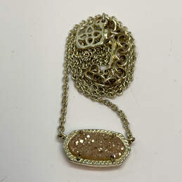 Designer Kendra Scott Gold-Tone Link Chain Adjustable Pendant Necklace alternative image