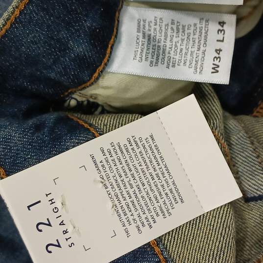 Buy the Women's Blue Denim Jeans Size 34/34