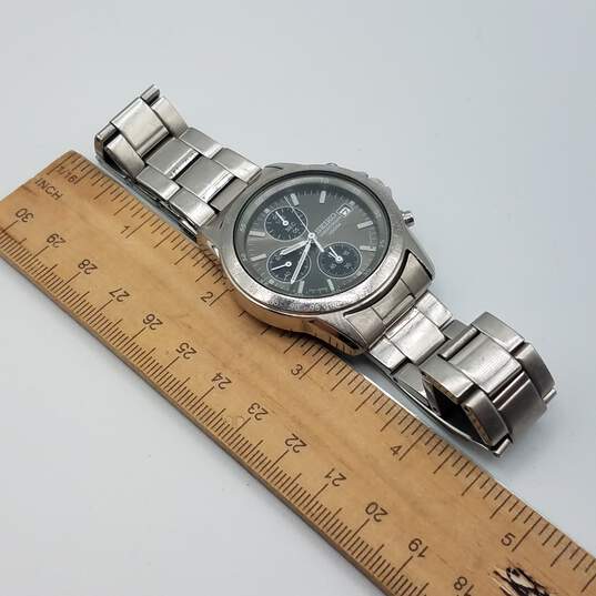 Buy the Seiko 7T92-0DW0 Quartz Chronograph Wristwatch with Date on Dial -  Runs, New Battery | GoodwillFinds