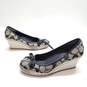 WOMENS COACH SIGNATURE WEDGE HEELS SIZE 7 B image number 1
