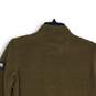 Dover Saddlery Womens Brown Quarter Zip Mock Neck Long Sleeve T-Shirt Size M image number 4